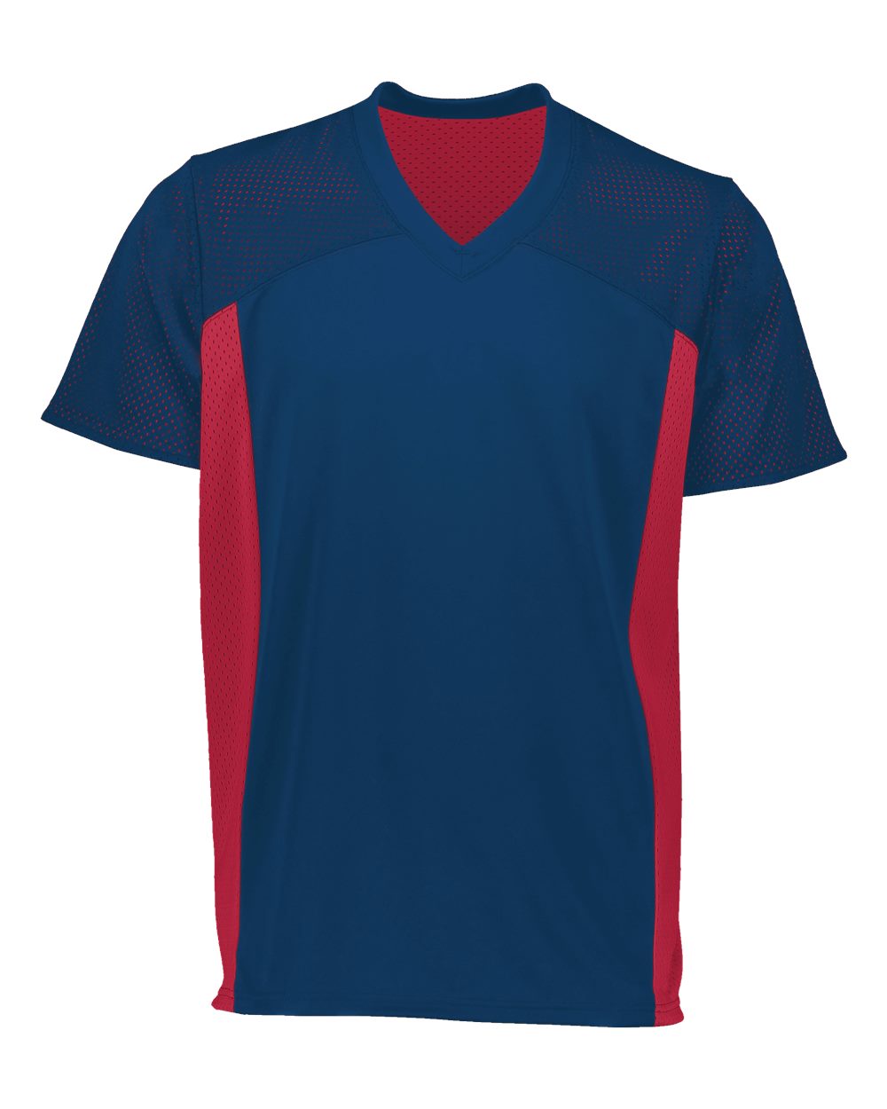 Augusta Sportswear Unisex Reversible Flag Football Jersey. 264 - Navy/ Scarlet