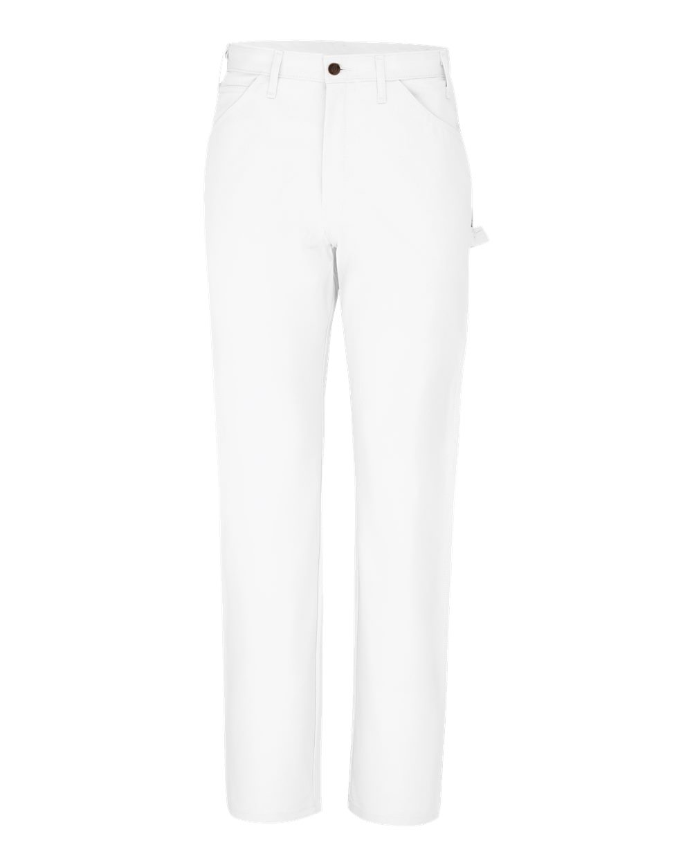 Dickies Men's Painter's Utility Pants. 2953 - White - 37 Unhemmed
