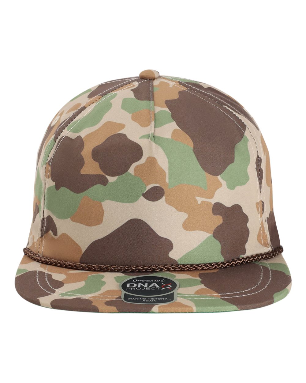 Imperial The Aloha Rope Cap. DNA010 - Frog Skin Camo/ Brown