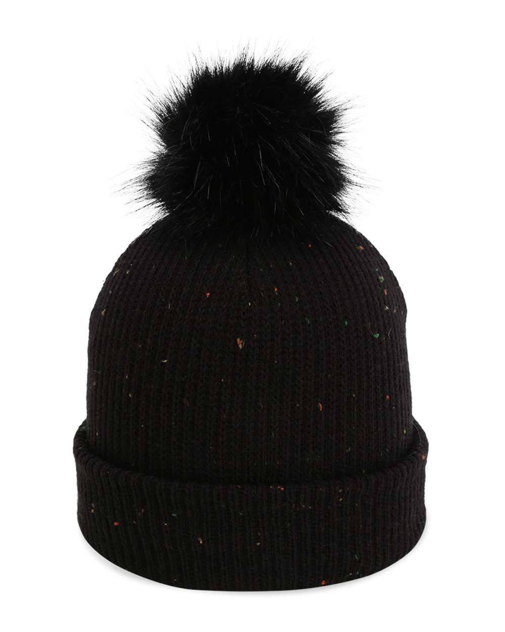 Imperial The Montage Pom Cuffed Beanie. 6014 - Black