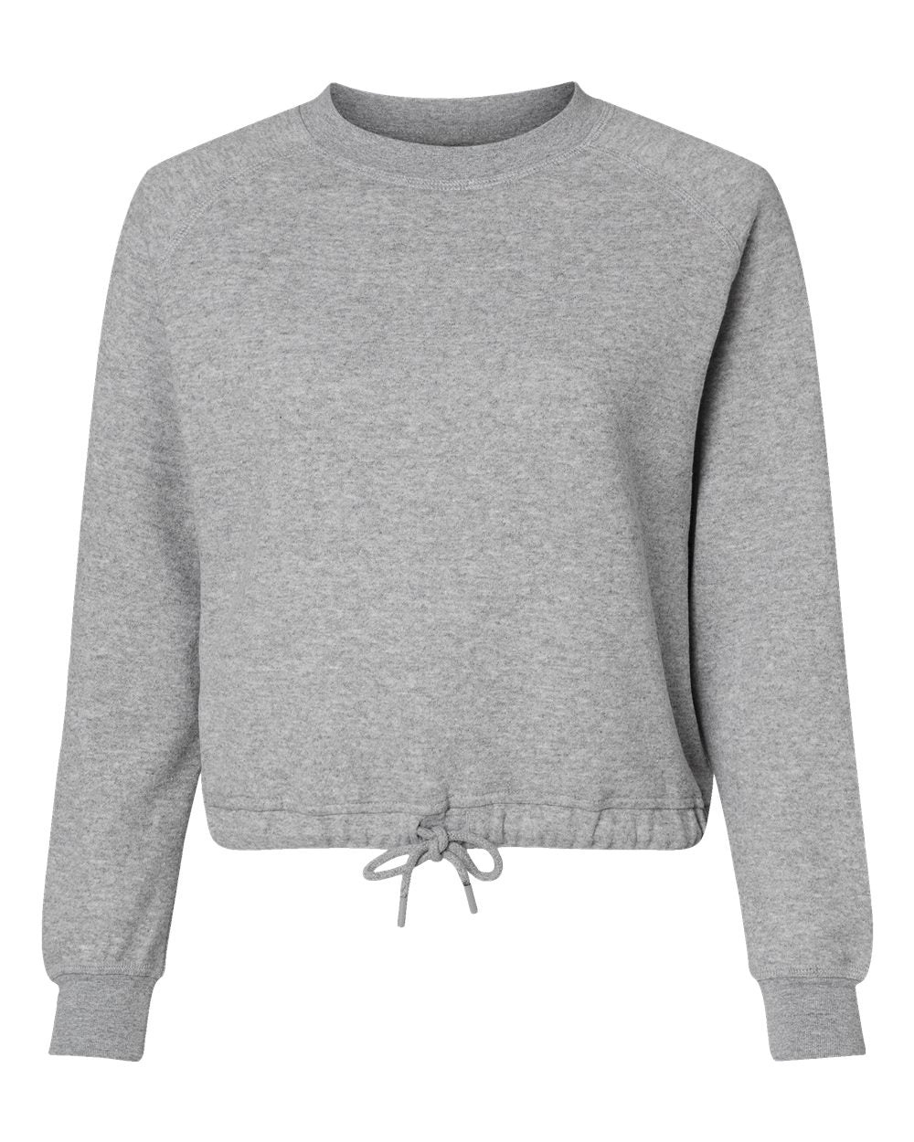 LAT Women's Relaxed Boxy Crewneck Sweatshirt. 3528 - Heather