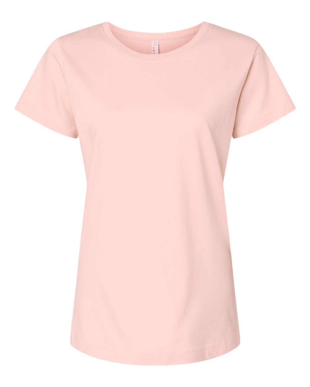 LAT Women's Fine Jersey Tee. 3516 - Blush