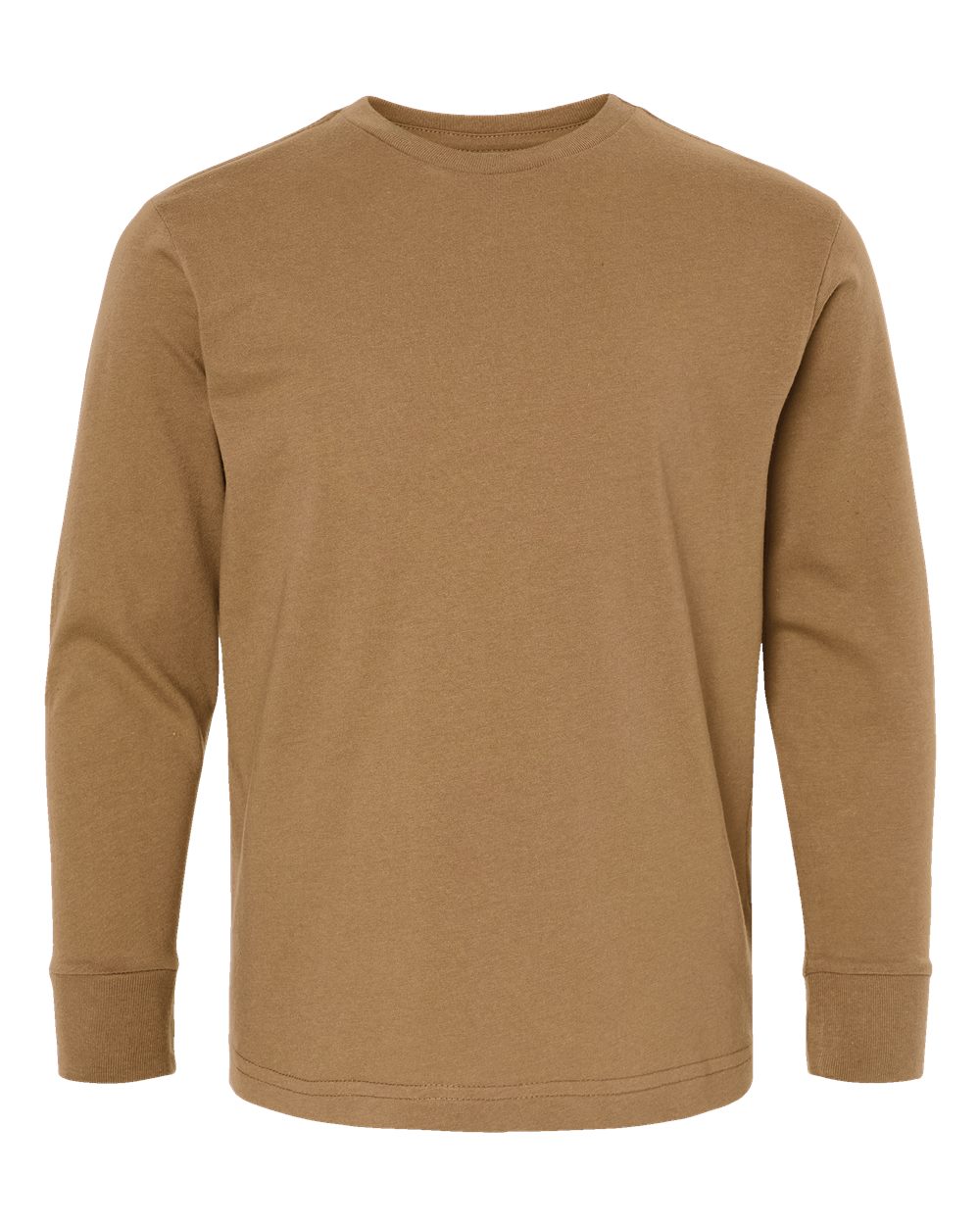 LAT Youth Fine Jersey Long Sleeve Tee. 6201 - Coyote Brown