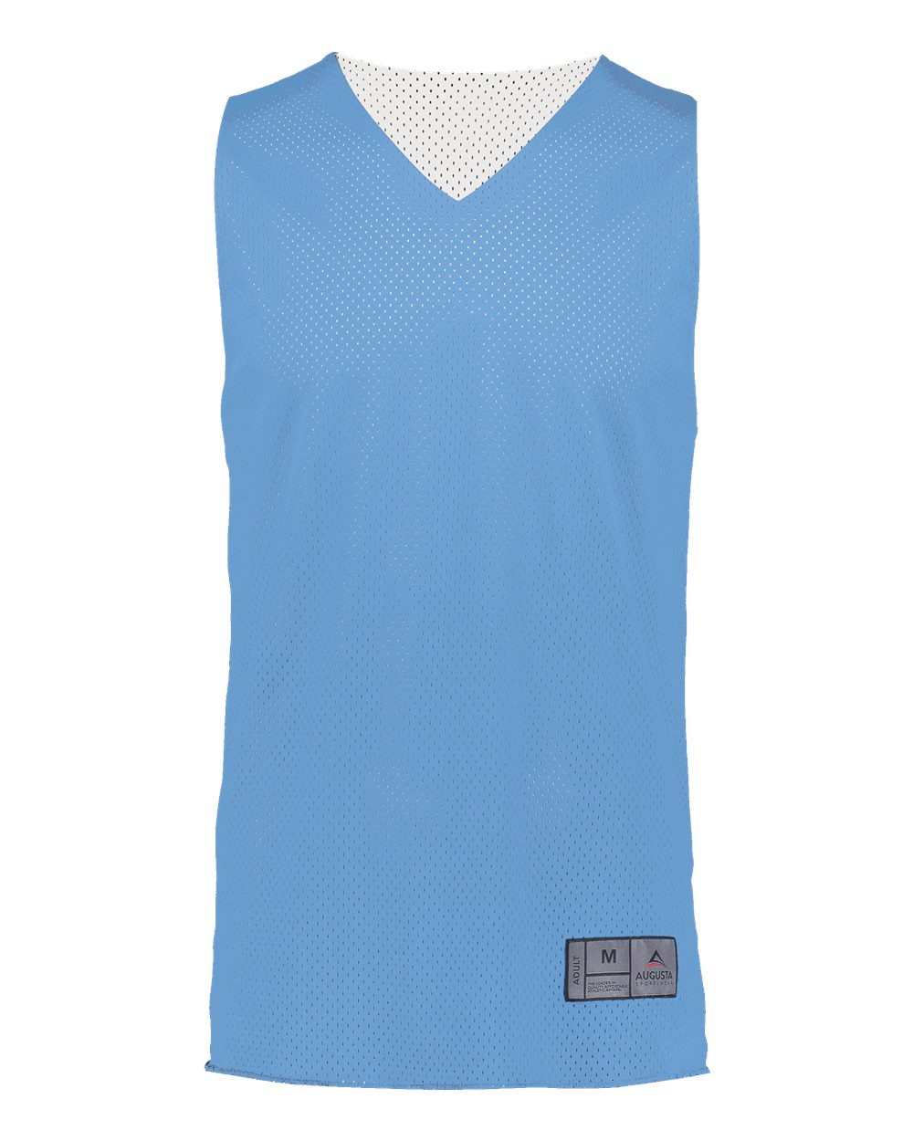 Augusta Sportswear Youth Reversible 2.0 Jersey. 162 - Columbia Blue/ White