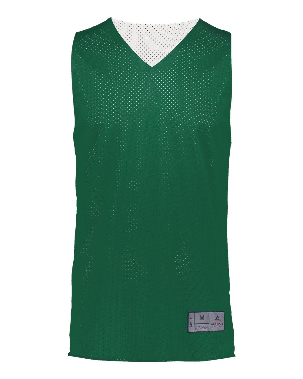 Augusta Sportswear Youth Reversible 2.0 Jersey. 162 - Dark Green/ White