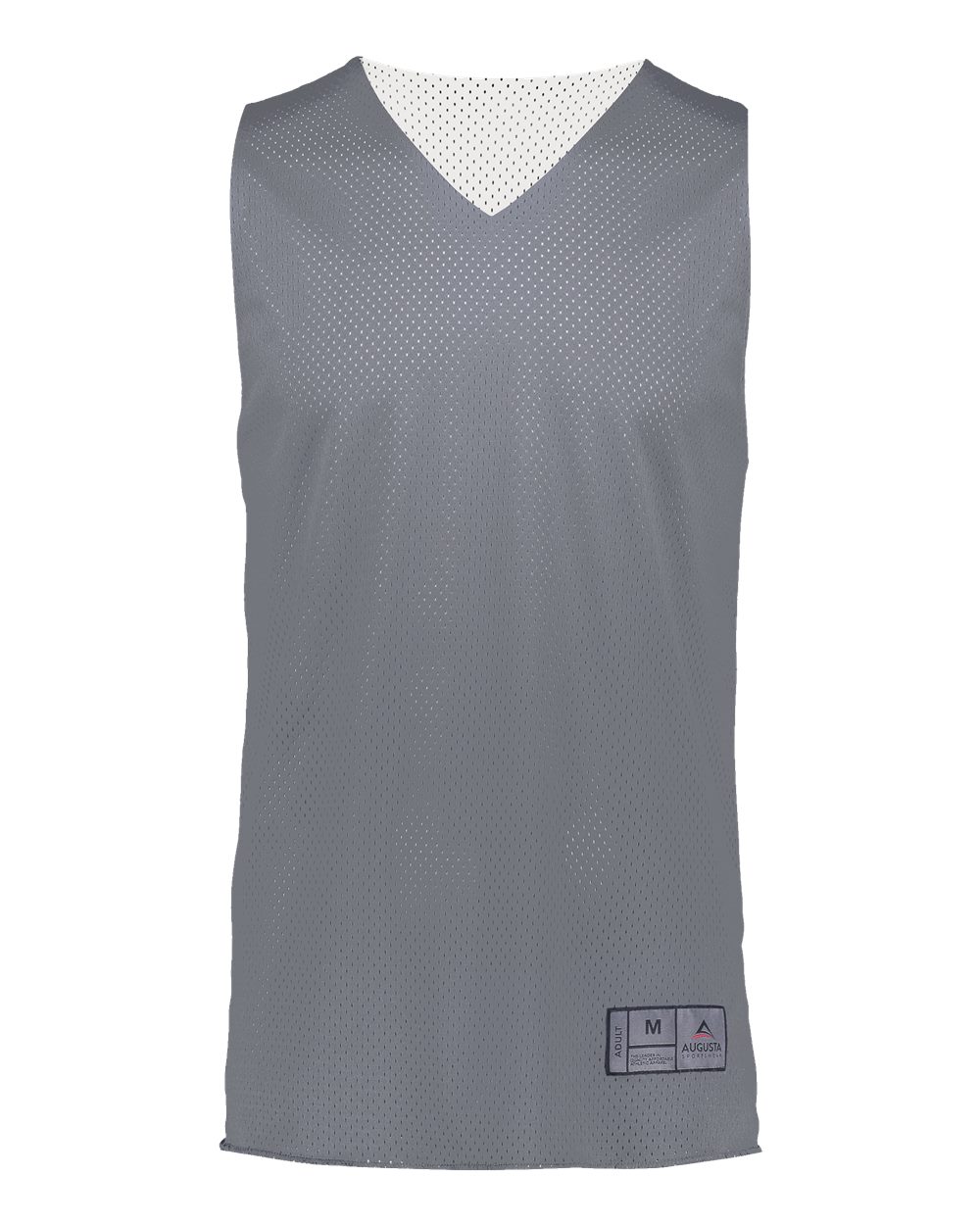 Augusta Sportswear Youth Reversible 2.0 Jersey. 162 - Graphite/ White