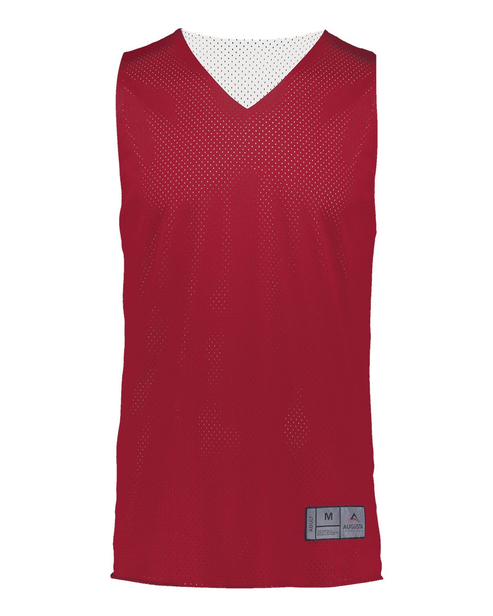 Augusta Sportswear Youth Reversible 2.0 Jersey. 162 - Scarlet/ White