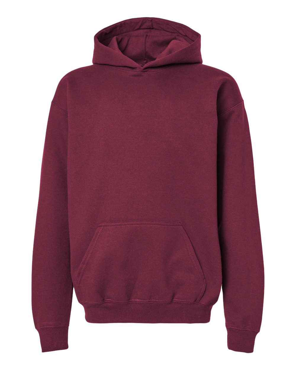 Gildan Youth Softstyle® Midweight Hooded Sweatshirt. SF500B - Maroon