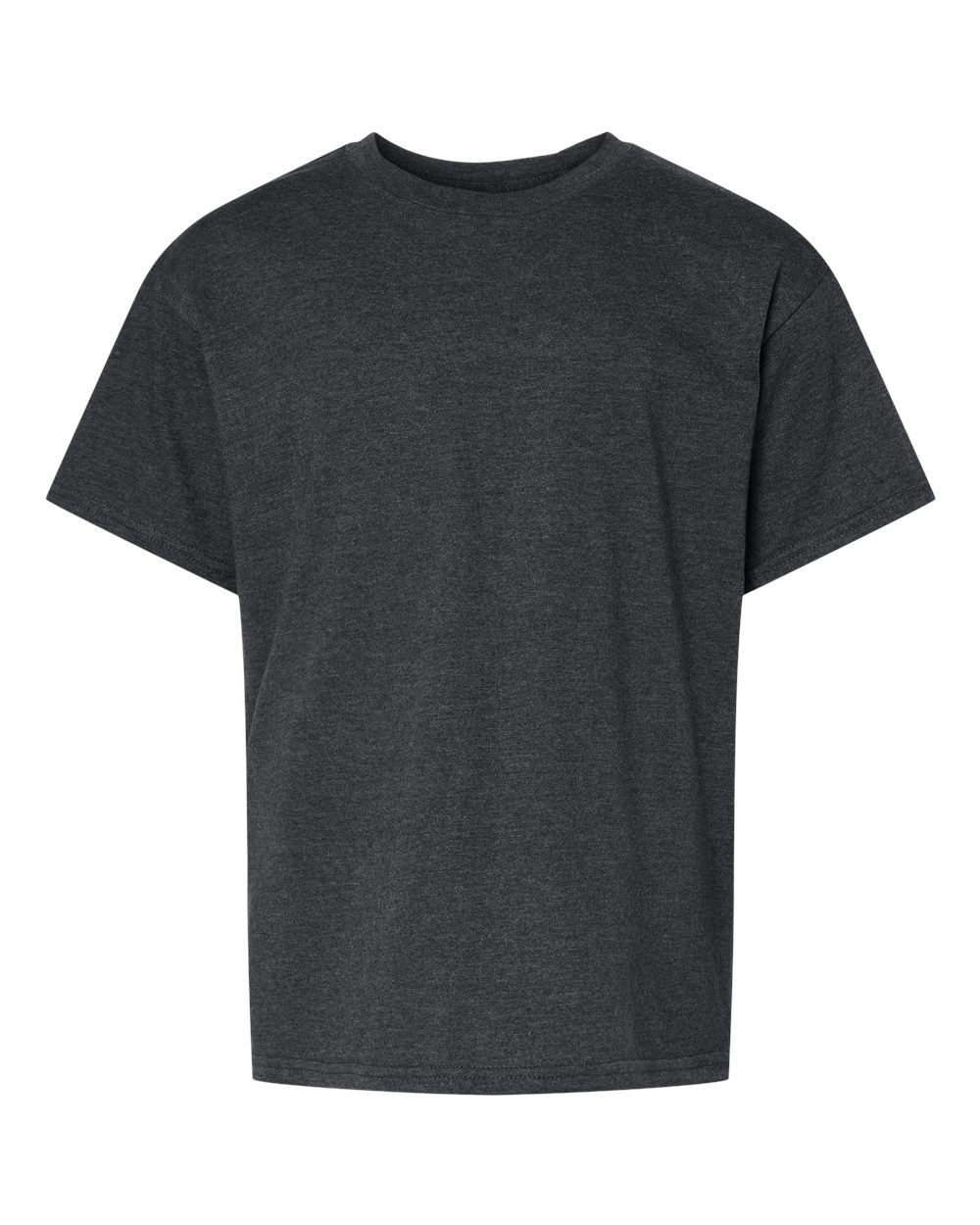 Gildan Youth Softstyle® CVC T-Shirt. 64000BCVC - Pitch Black Mist