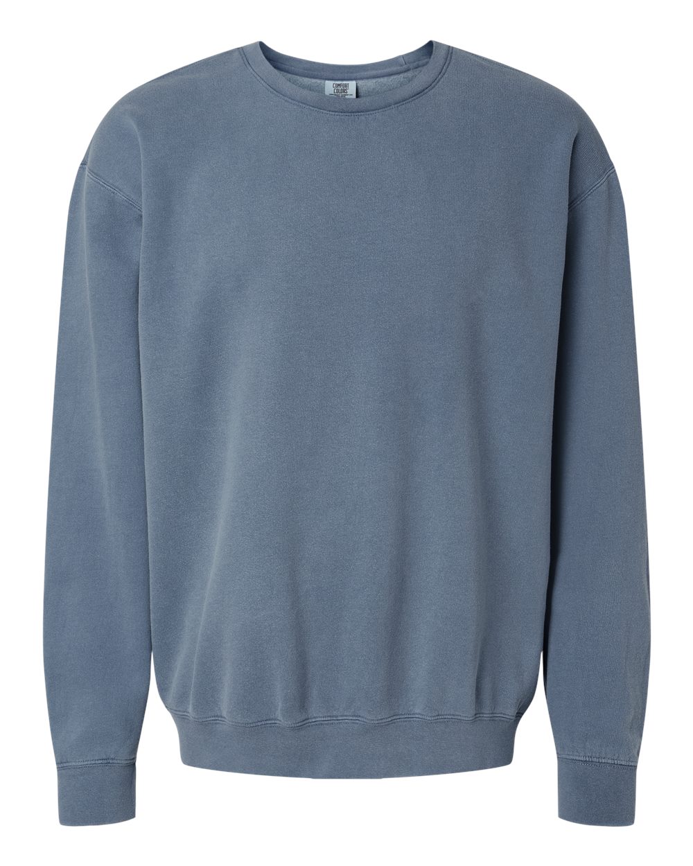 Comfort Colors Unisex Garment-Dyed Lightweight Crewneck Sweatshirt. 1466 - Blue Jean