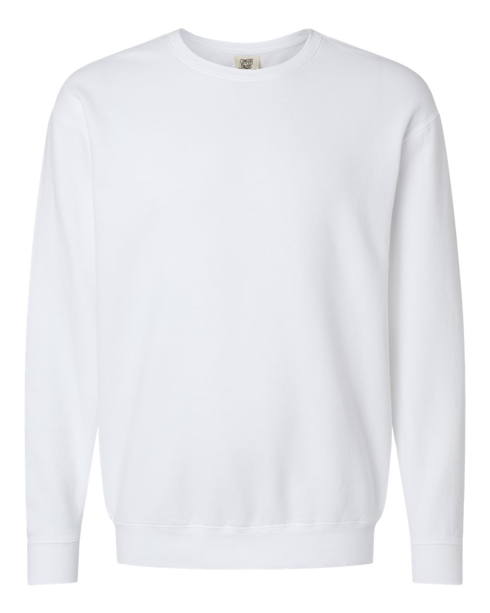 Comfort Colors Unisex Garment-Dyed Lightweight Crewneck Sweatshirt. 1466 - White