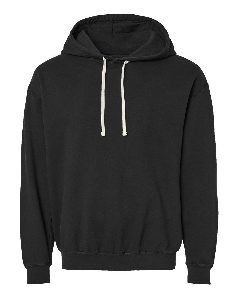 Comfort Colors Unisex Garment-Dyed Lightweight Hooded Sweatshirt. 1467 - Black