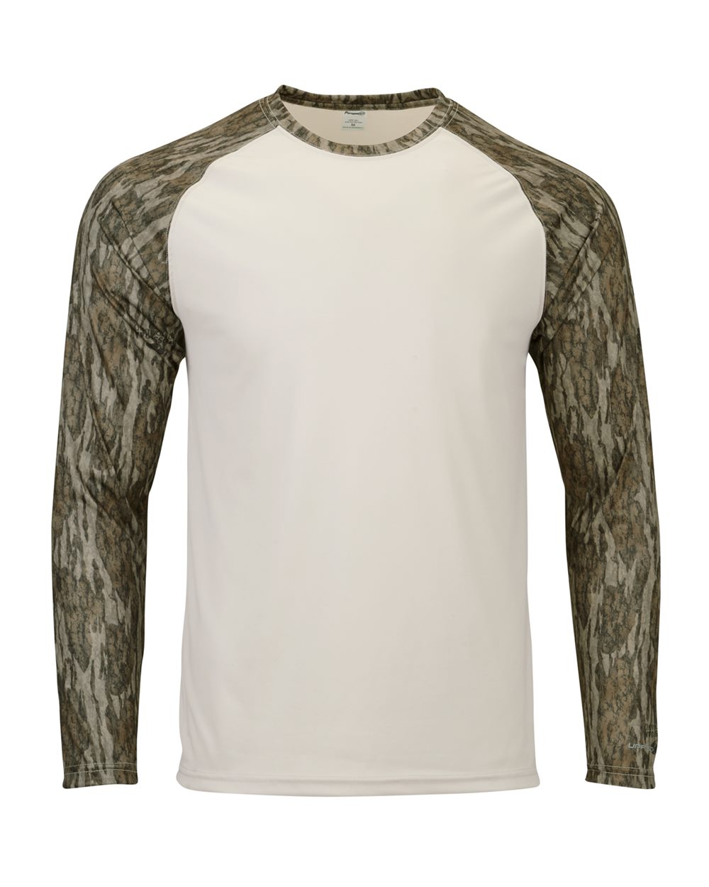 Paragon Men's Jackson Mossy Oak Colorblocked Long Sleeve T-Shirt. 236 - Bottomland