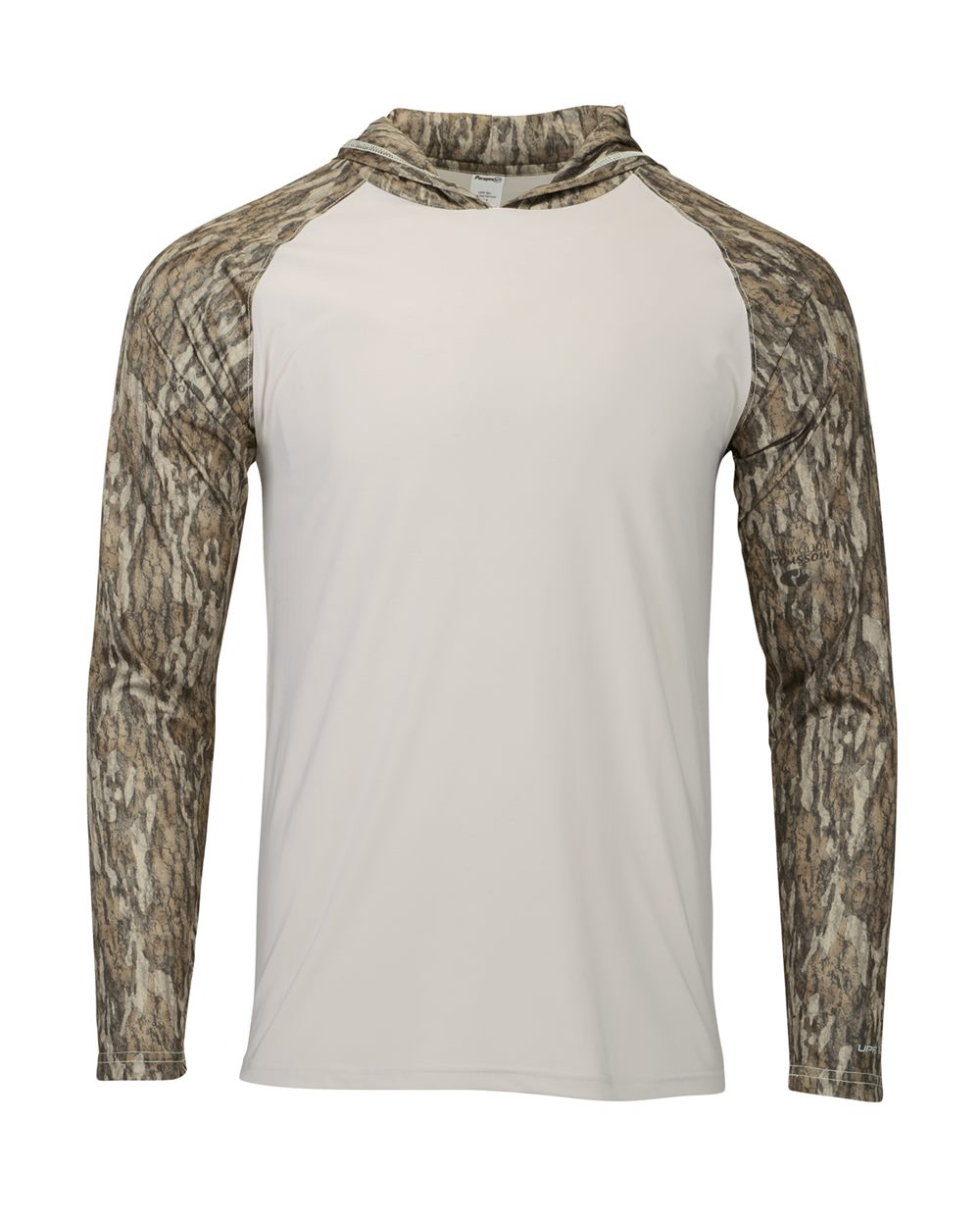 Paragon Men's Biloxi Performance Colorblocked Hooded Long Sleeve T-Shirt. 241 - Bottomland