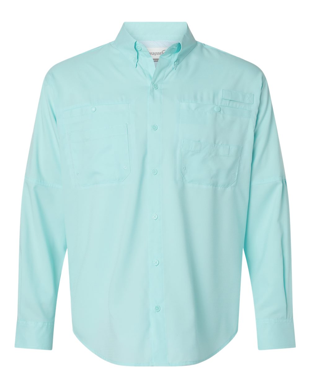 Paragon Men's Kitty Hawk Performance Fishing Shirt. 702 - Aqua Blue