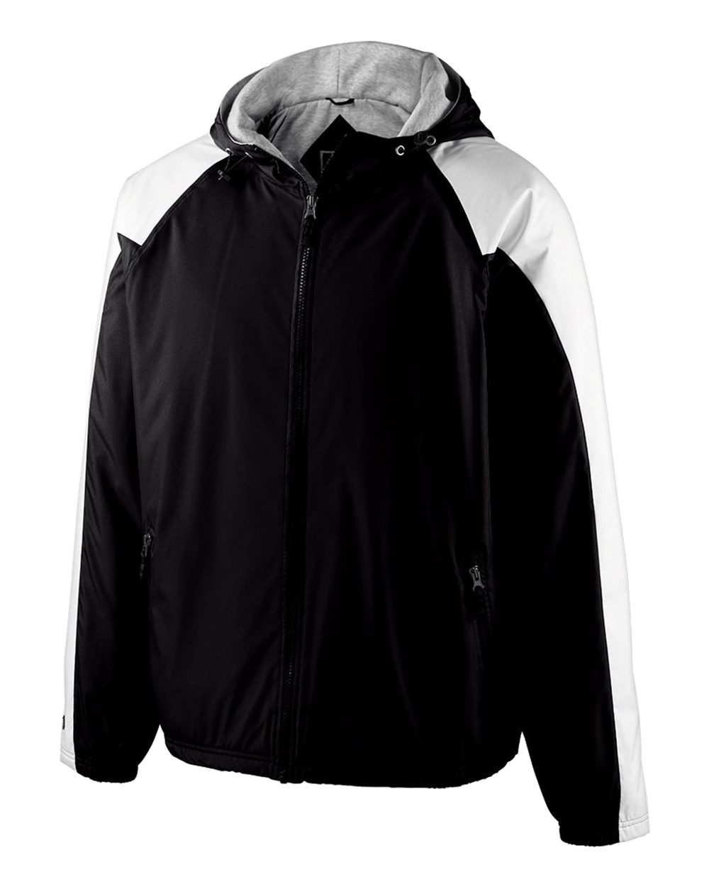 Holloway Youth Homefield Hooded Jacket. 229211 - Black/ White