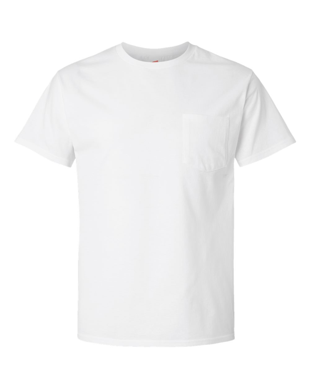 Hanes Unisex Essential-T Pocket T-Shirt. 5290P - White