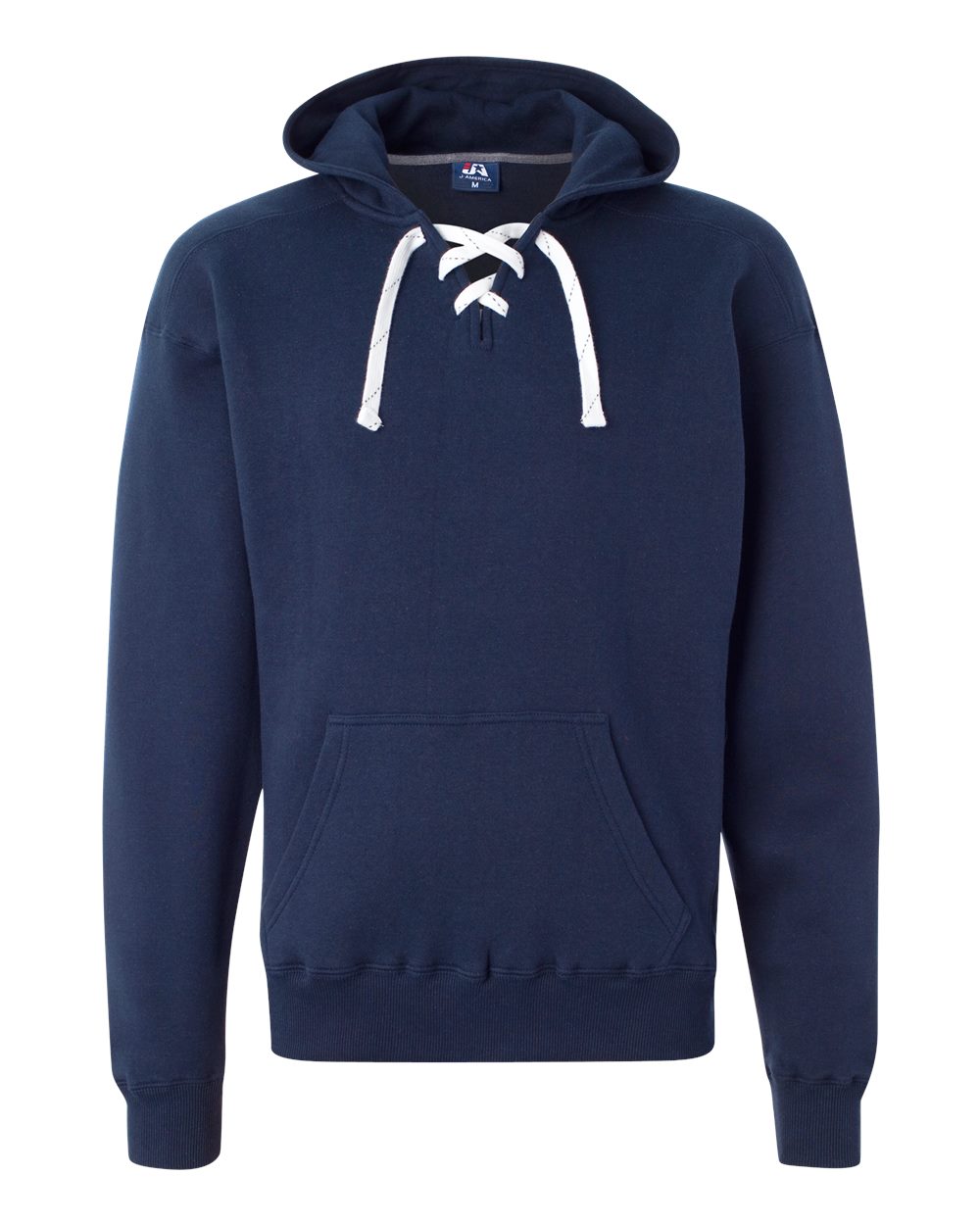 J. America Men's Sport Lace Hooded Sweatshirt. 8830 - True Navy