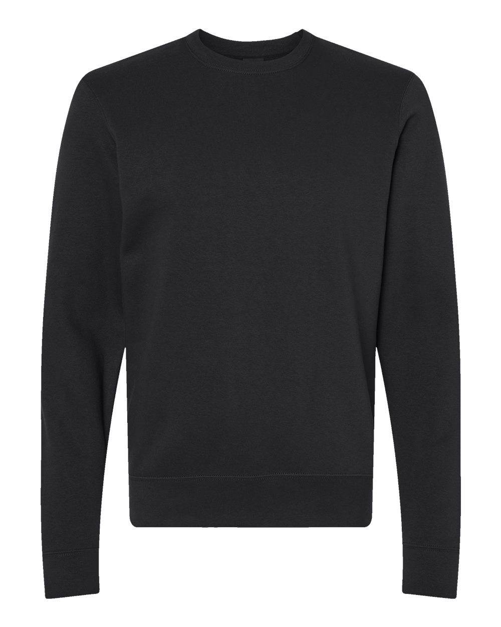 J. America Unisex BTB Fleece Crewneck Sweatshirt. 8721 - Black