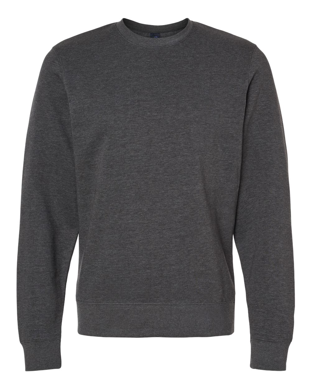 J. America Unisex BTB Fleece Crewneck Sweatshirt. 8721 - Charcoal Heather
