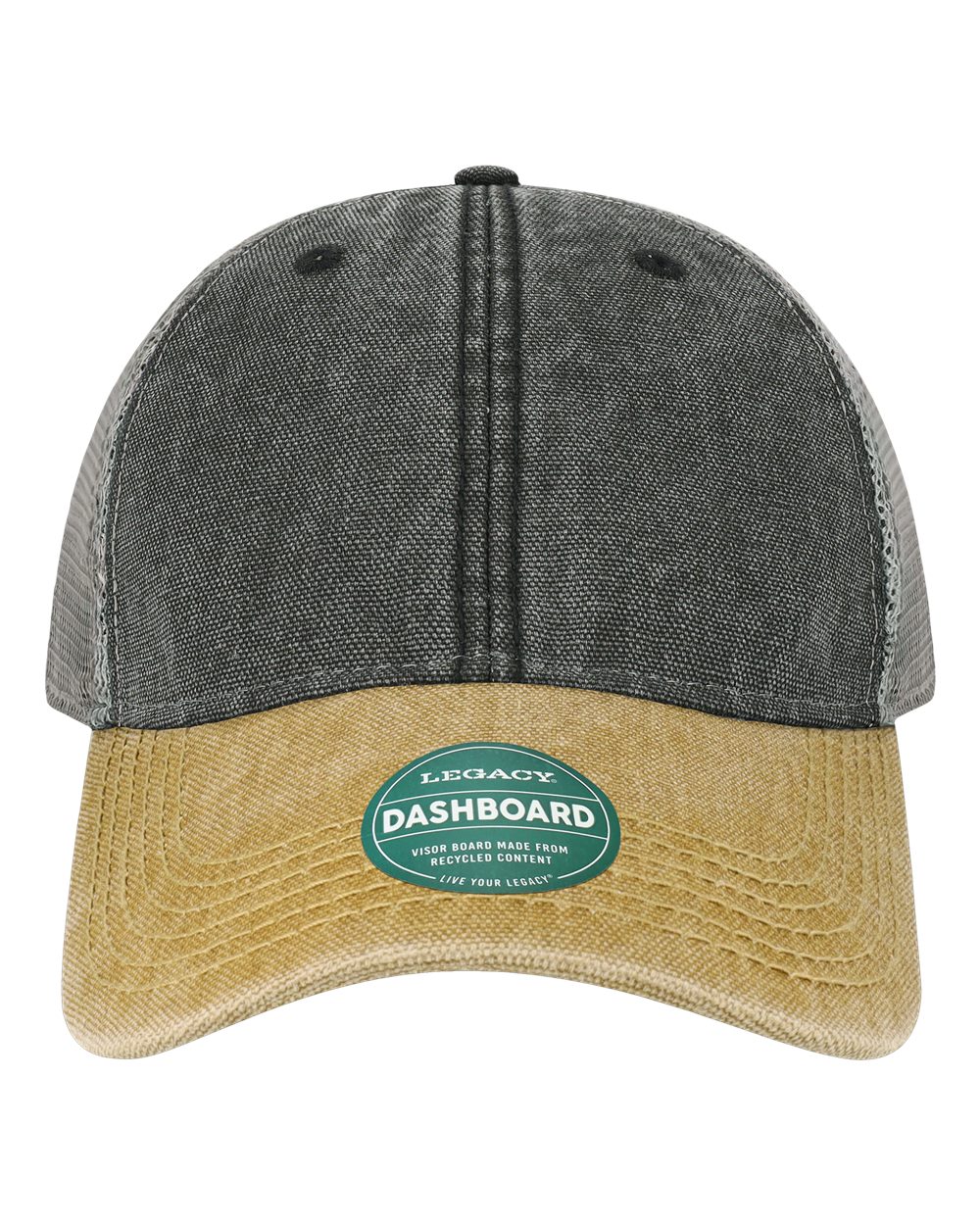 LEGACY Dashboard Trucker Cap. DTA - Black/ Camel/ Grey