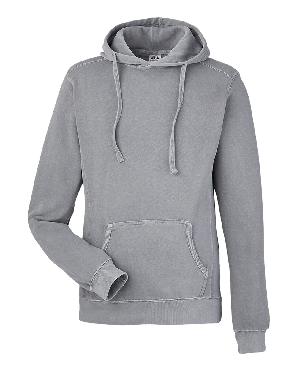 J. America Unisex Pigment-Dyed Fleece Hooded Sweatshirt. 8730 - Cloud