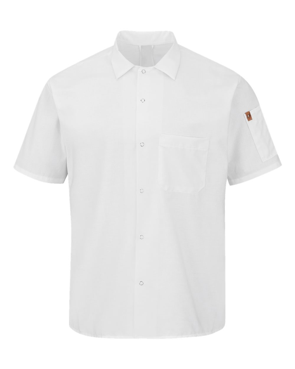 Chef Designs Mimix™ Short Sleeve Cook Shirt with OilBlok. 502X - White