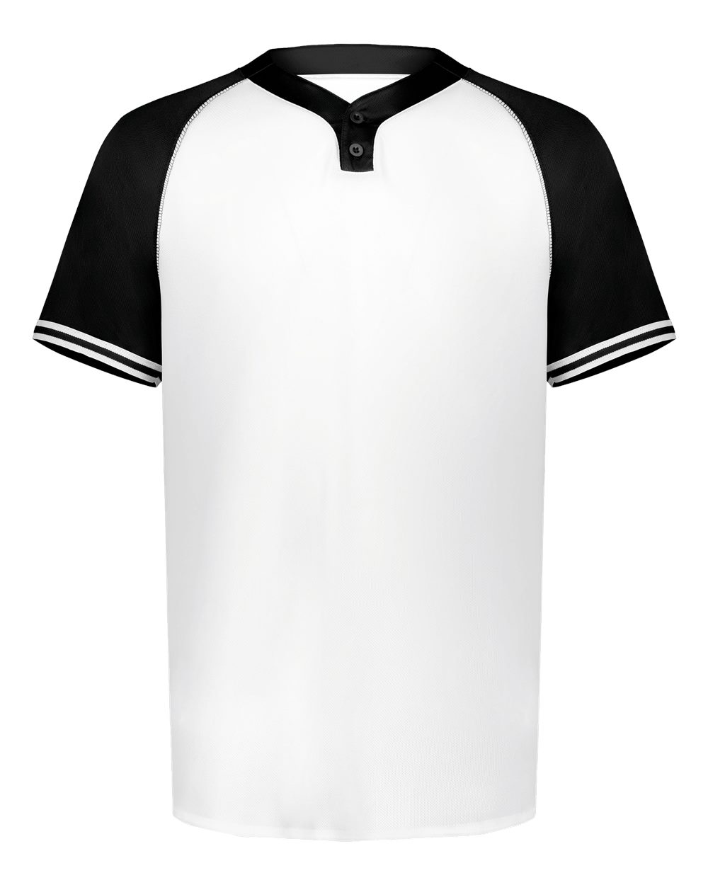 Augusta Sportswear Youth Cutter Henley Jersey. 6906 - White/ Black