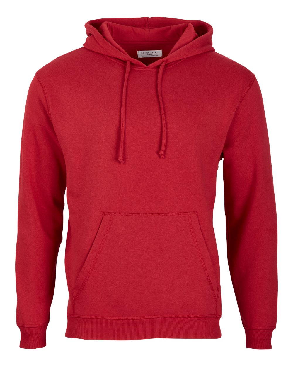 Boxercraft Unisex Fleece Hooded Sweatshirt. BM5302 - Brick Red
