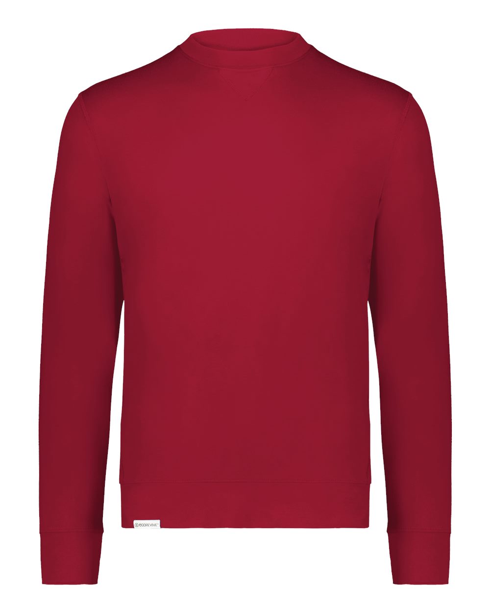 Holloway Unisex Eco Revive™ Ventura Soft Knit Crewneck Sweatshirt. 223503 - Scarlet