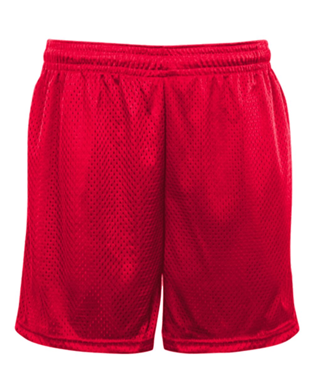 Badger Unisex Tricot Mesh 5" Shorts. 7225 - Red