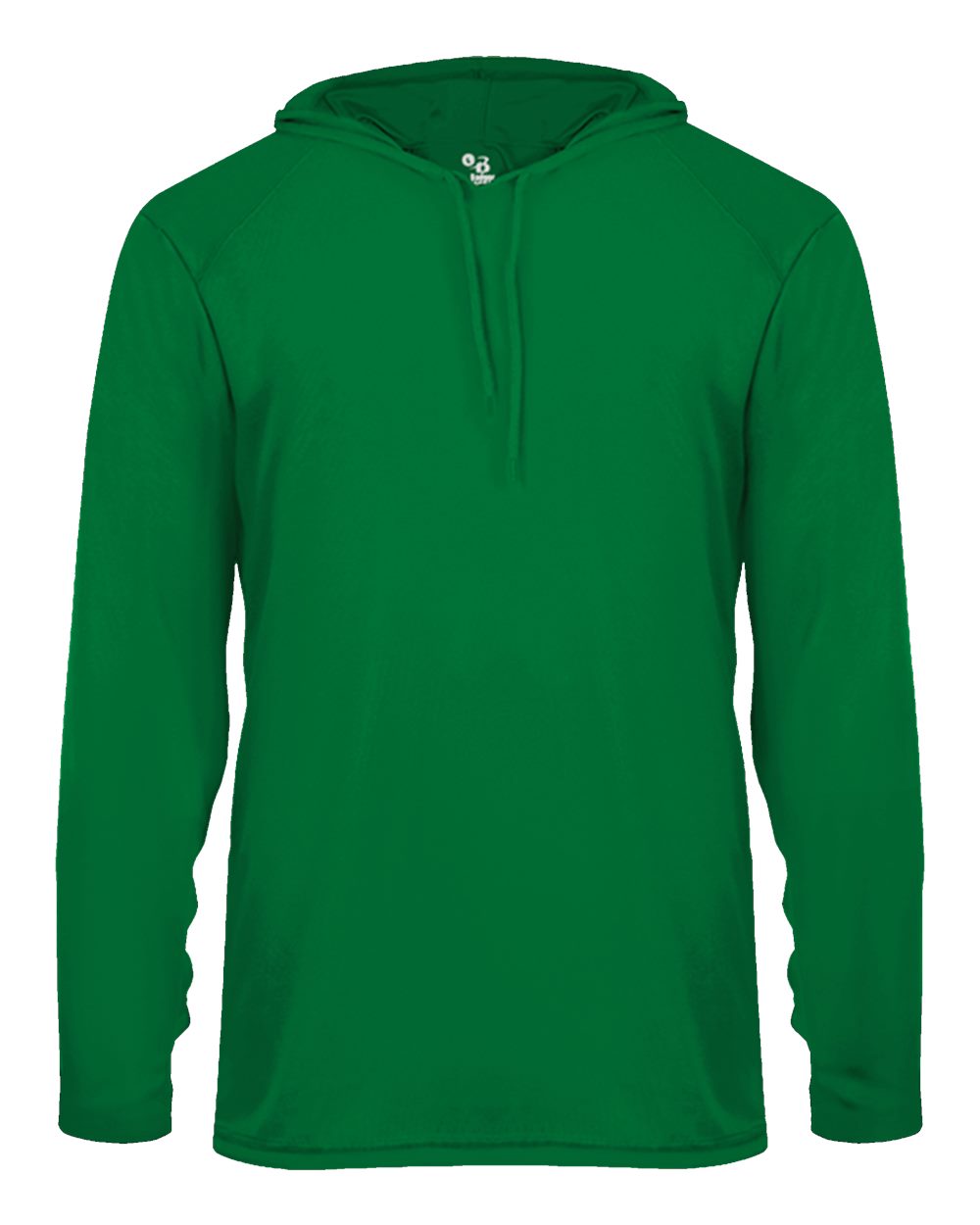 Badger Unisex B-Core Hooded Long Sleeve T-Shirt. 4105 - Kelly