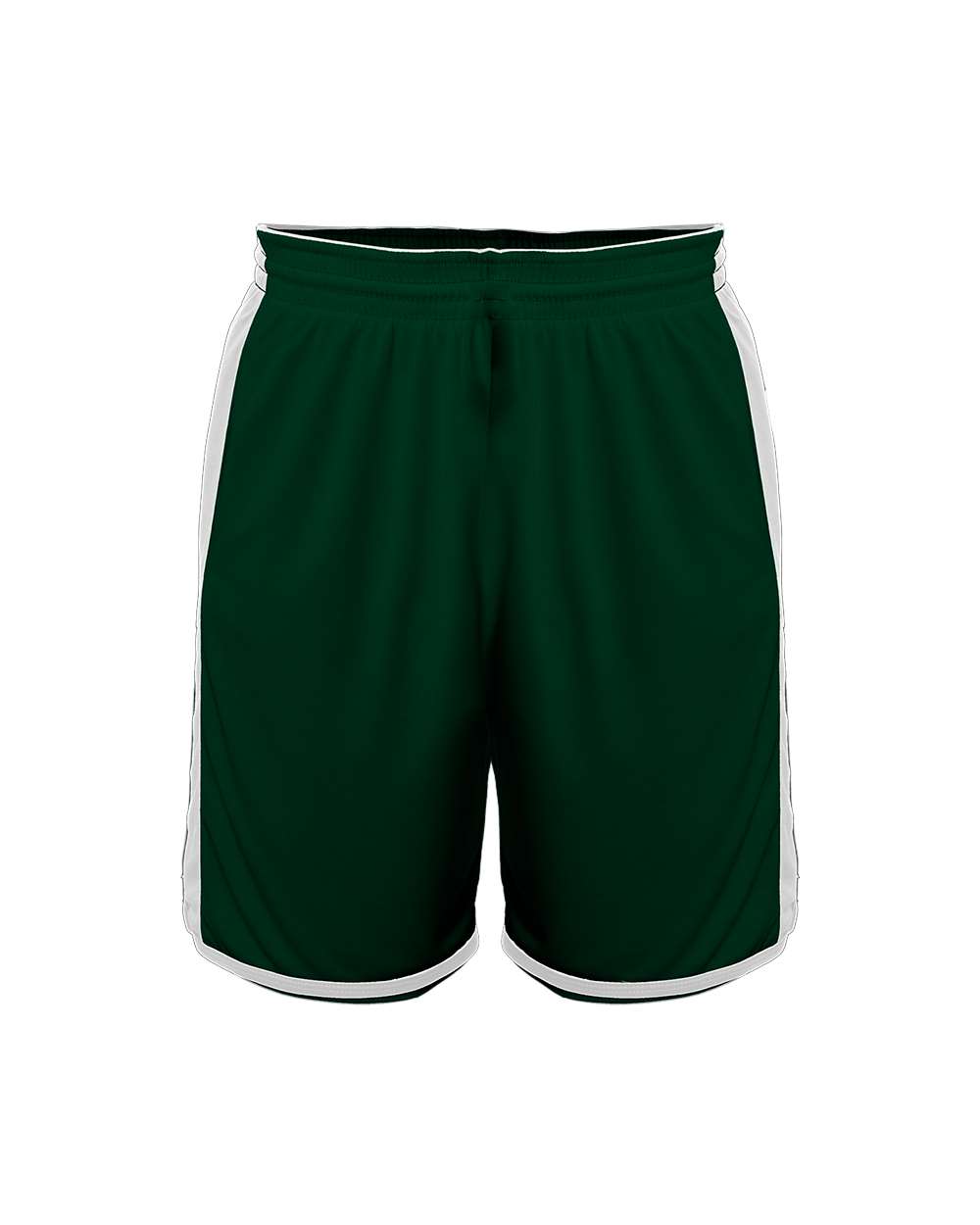 Alleson Athletic Unisex Crossover Reversible Shorts. 590PSP - Forest/ White