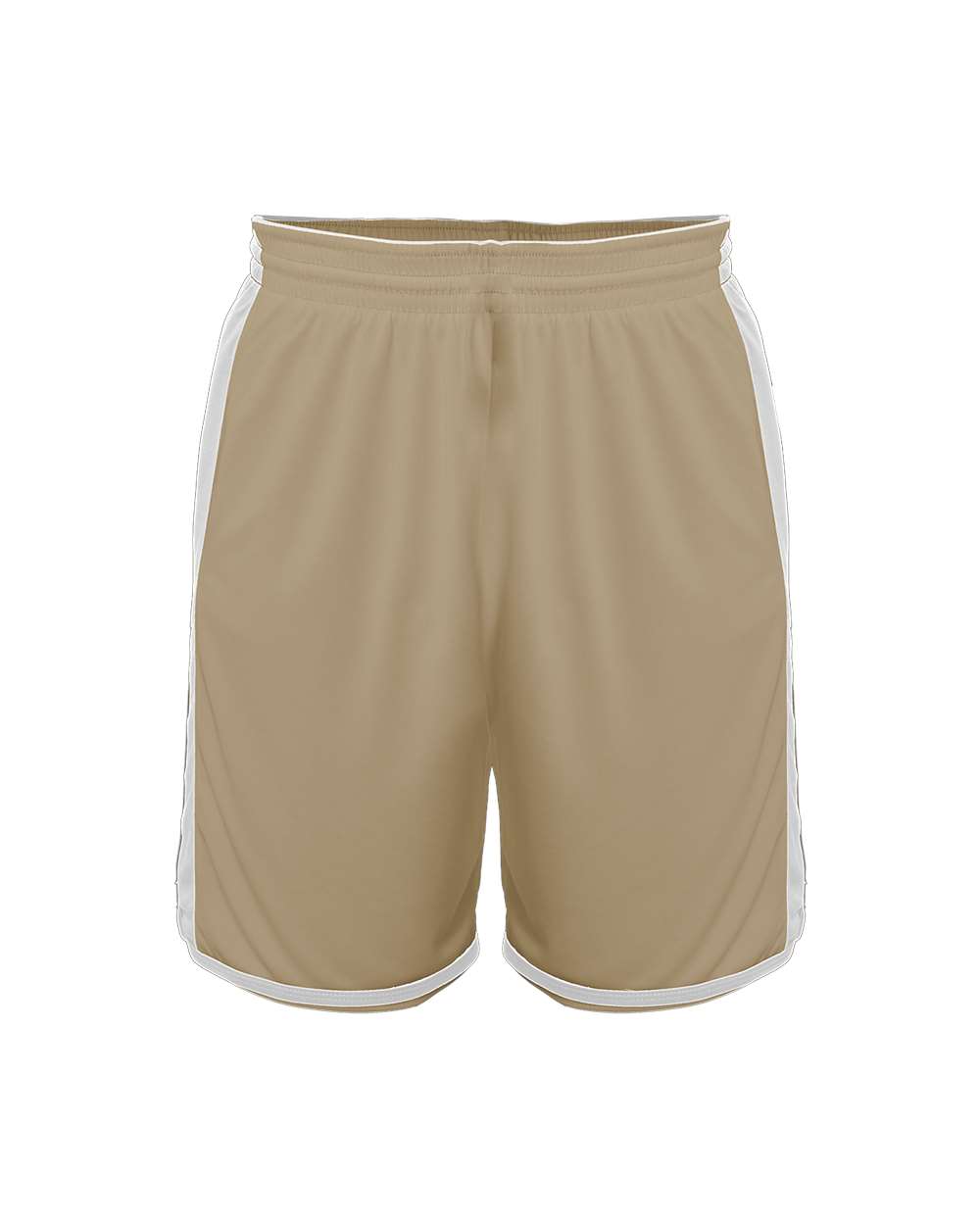 Alleson Athletic Unisex Crossover Reversible Shorts. 590PSP - Vegas Gold/ White