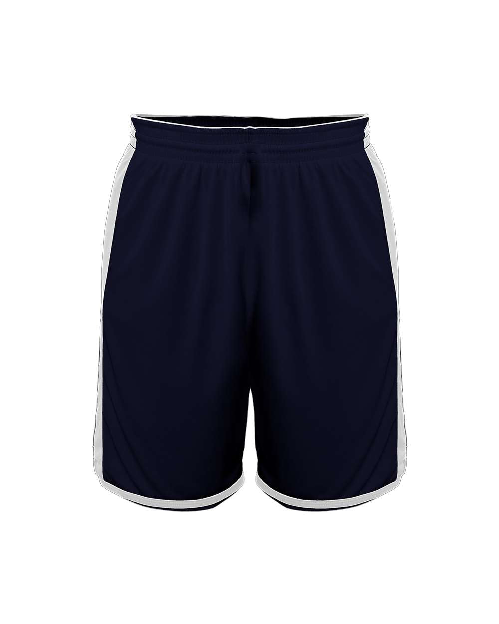 Alleson Athletic Youth Crossover Reversible Shorts. 590PSPY - Navy/ White