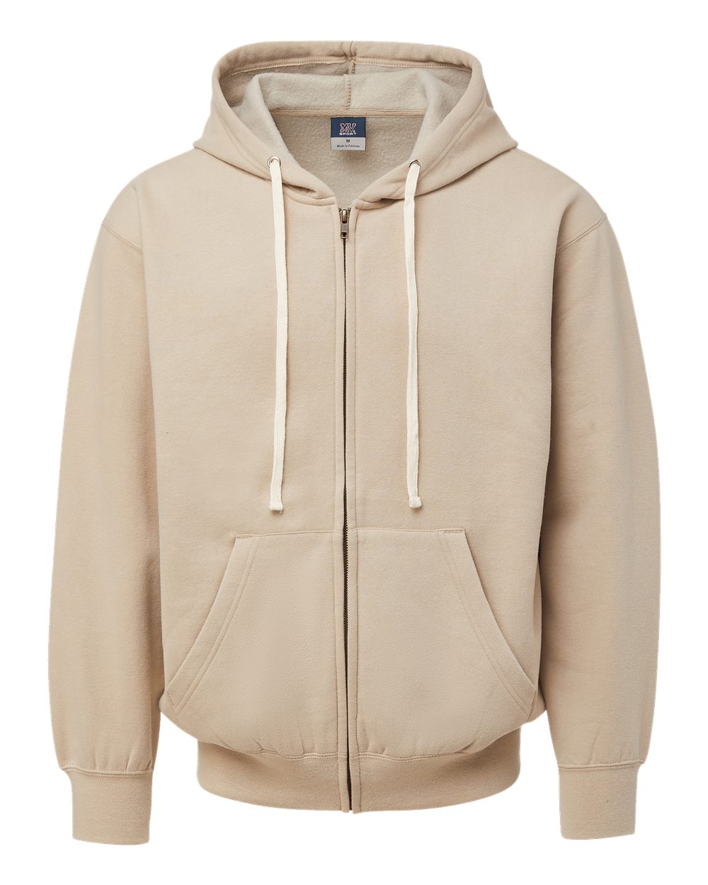 MV Sport Unisex Vintage Fleece Full-Zip Hooded Sweatshirt. 22132 - Atmosphere