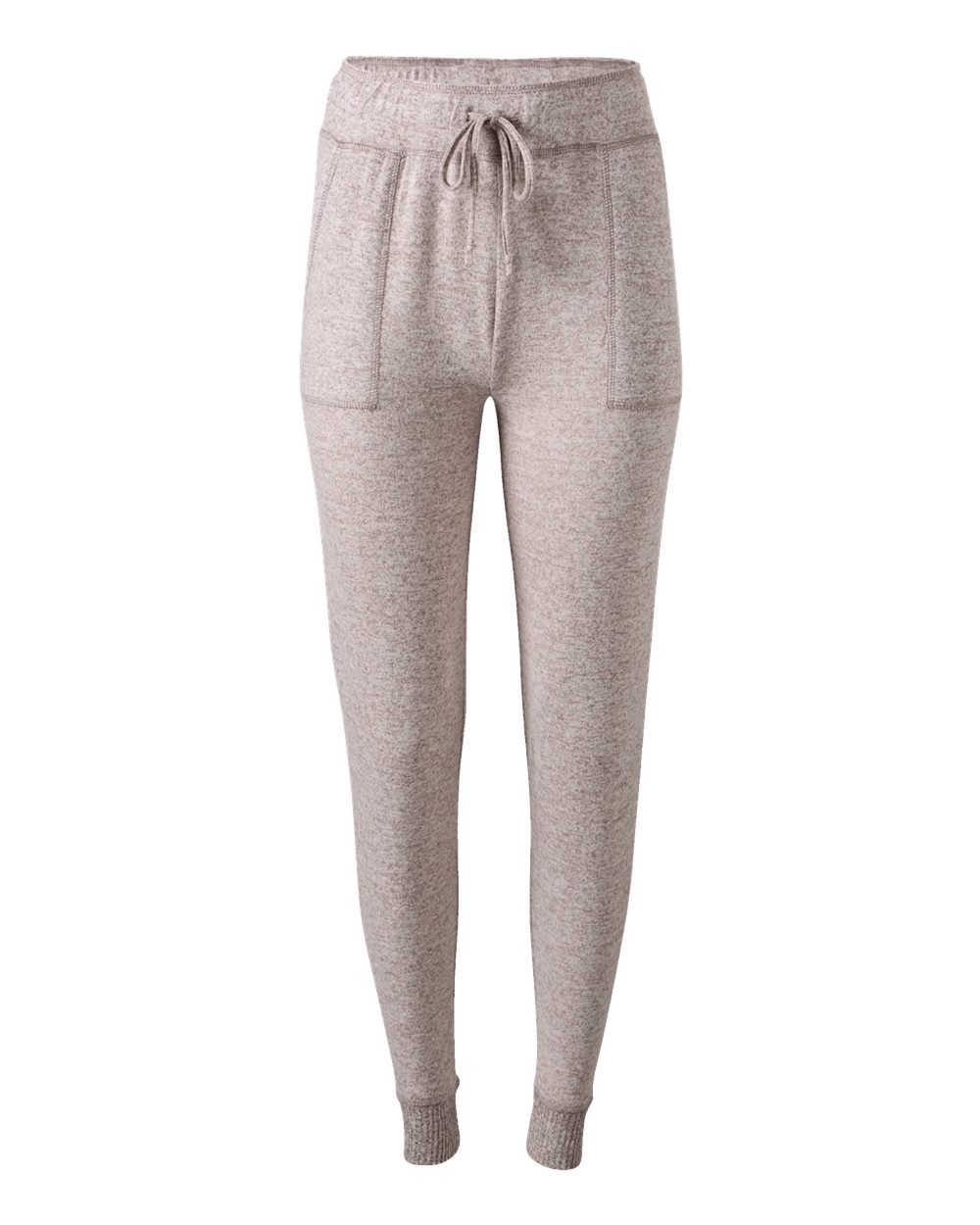 Boxercraft Women's Cuddle Fleece Joggers. L09 - Espresso Heather