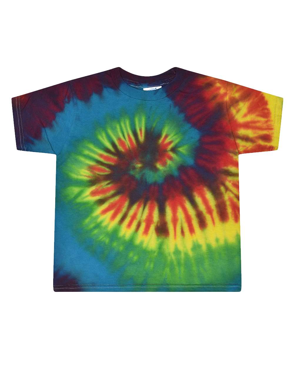 Colortone Toddler Tie-Dyed T-Shirt. 1160 - Reactive Rainbow