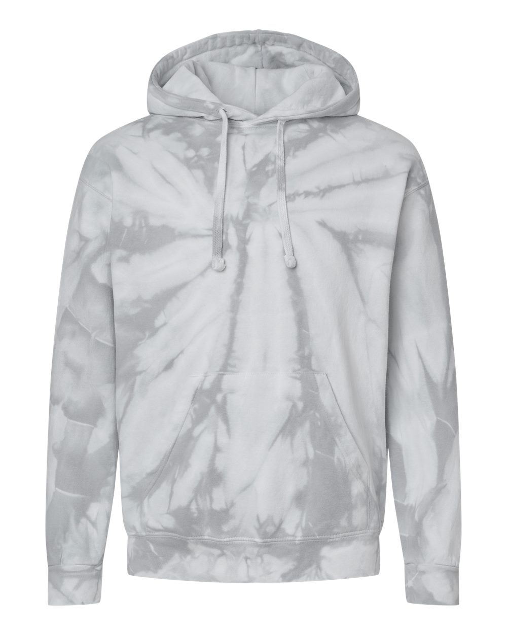 Colortone Unisex Tie-Dyed Hooded Sweatshirt. 8777 - Spider Silver