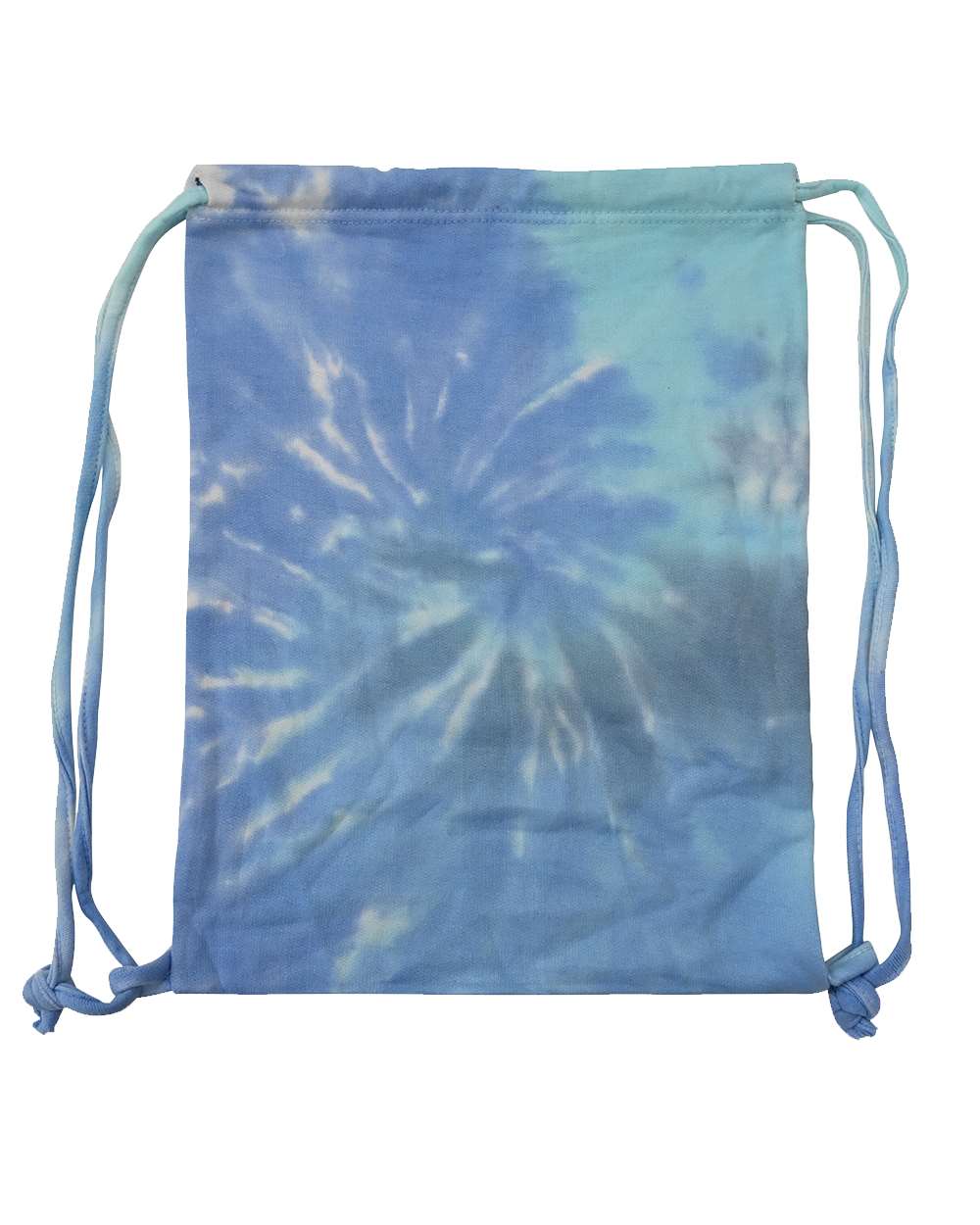 Colortone Tie-Dyed Drawstring Bag. 9500 - Lagoon