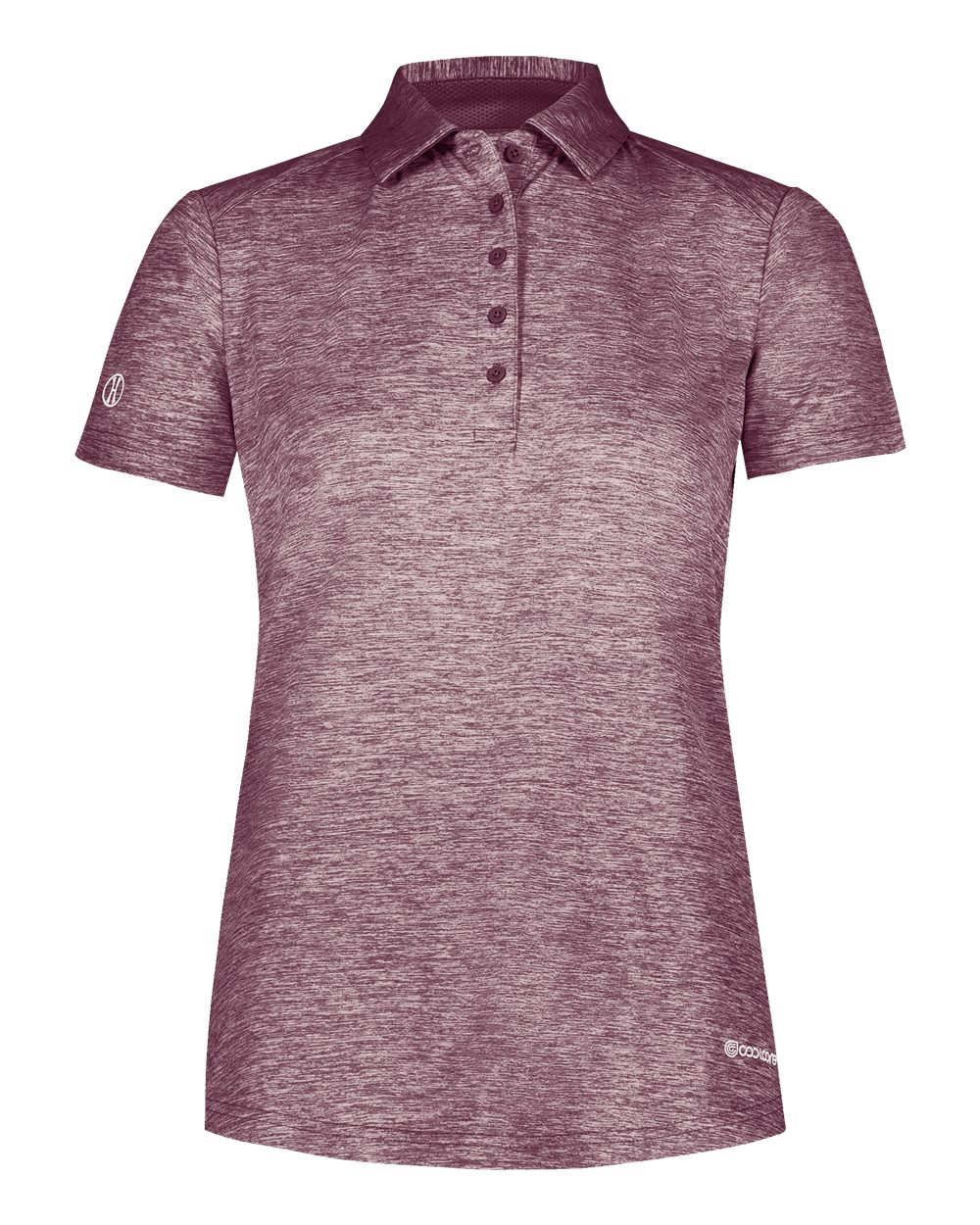 Holloway Women's Electrify CoolCore® Polo. 222772 - Maroon Heather