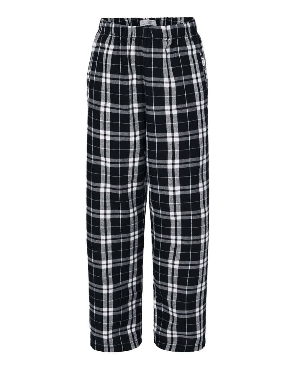 Boxercraft Youth Flannel Pants. BY6624 - Black/ White