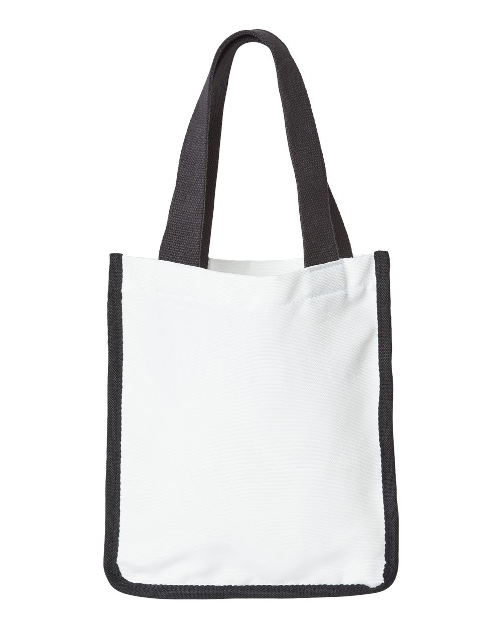 Liberty Bags Sublimation Small Tote. PSB810 - White/ Black