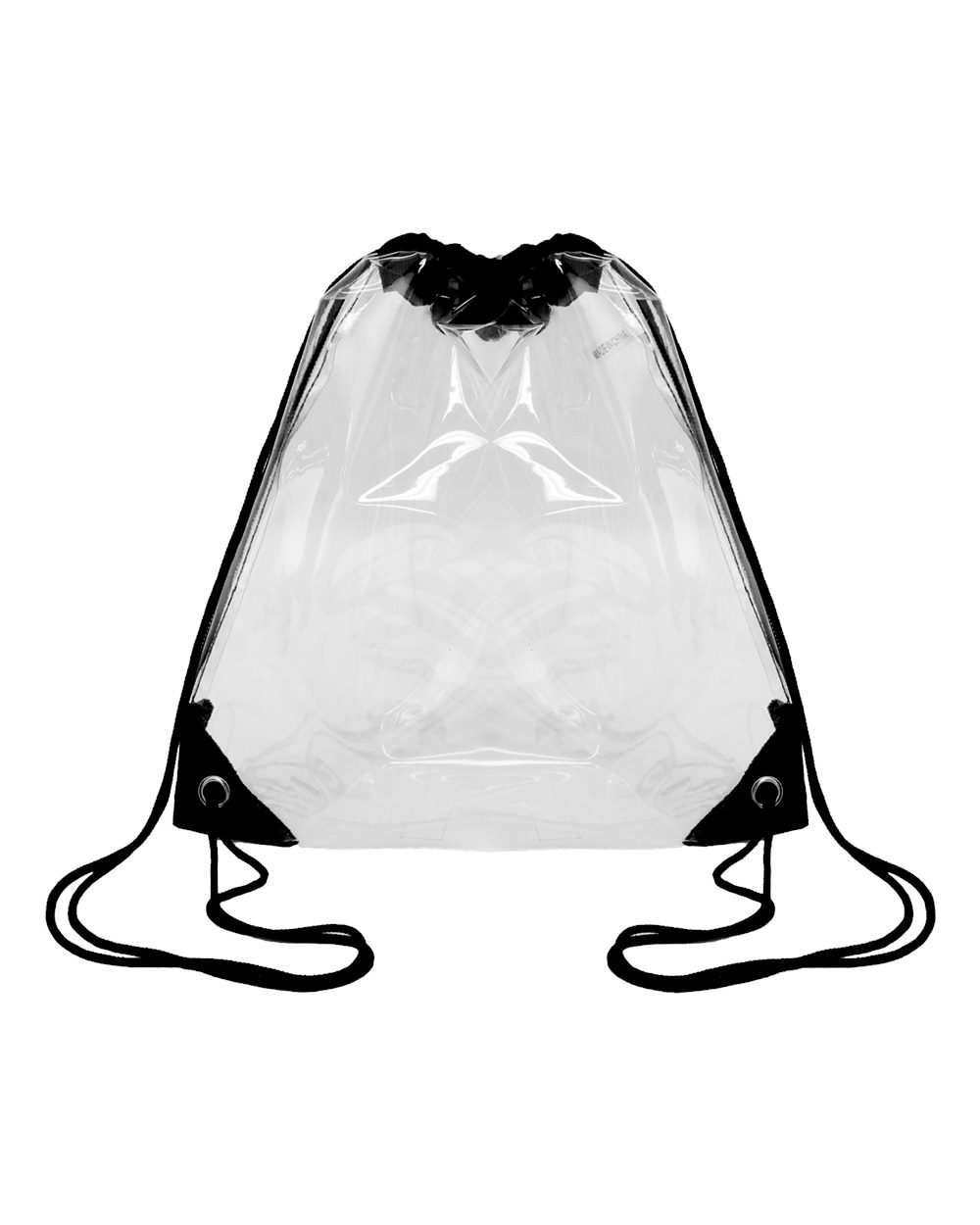 OAD Clear Drawstring Pack. OAD5007 - Black
