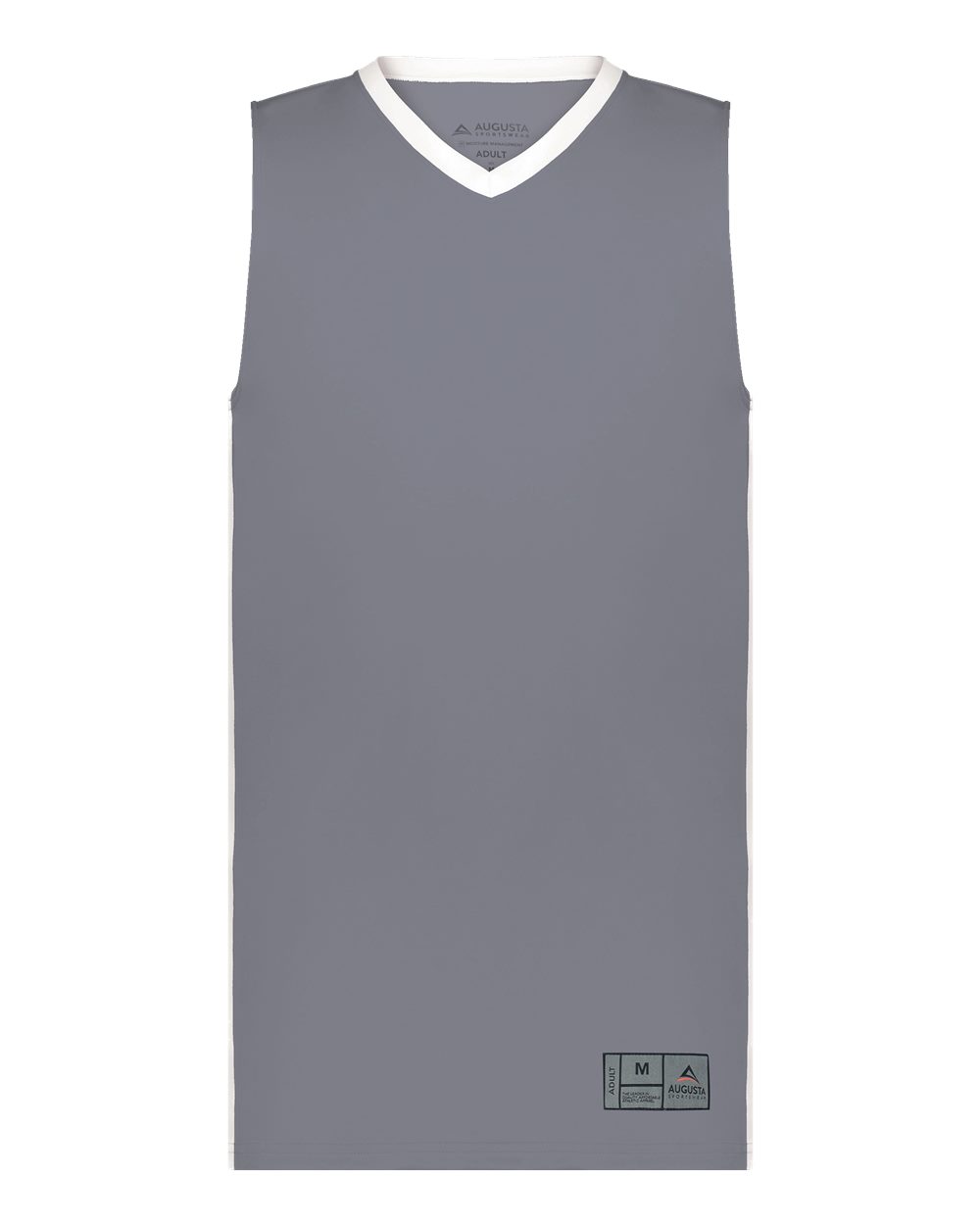 Augusta Sportswear Youth Match-Up Basketball Jersey. 6887 - Graphite/ White
