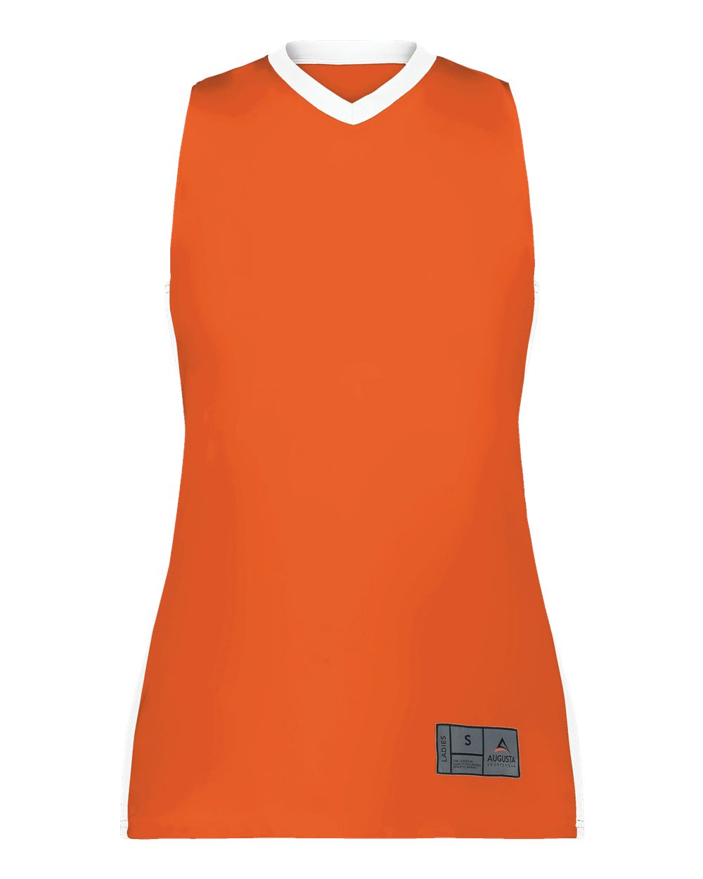 Augusta Sportswear Women's Match-Up Basketball Jersey. 6888 - Orange/ White