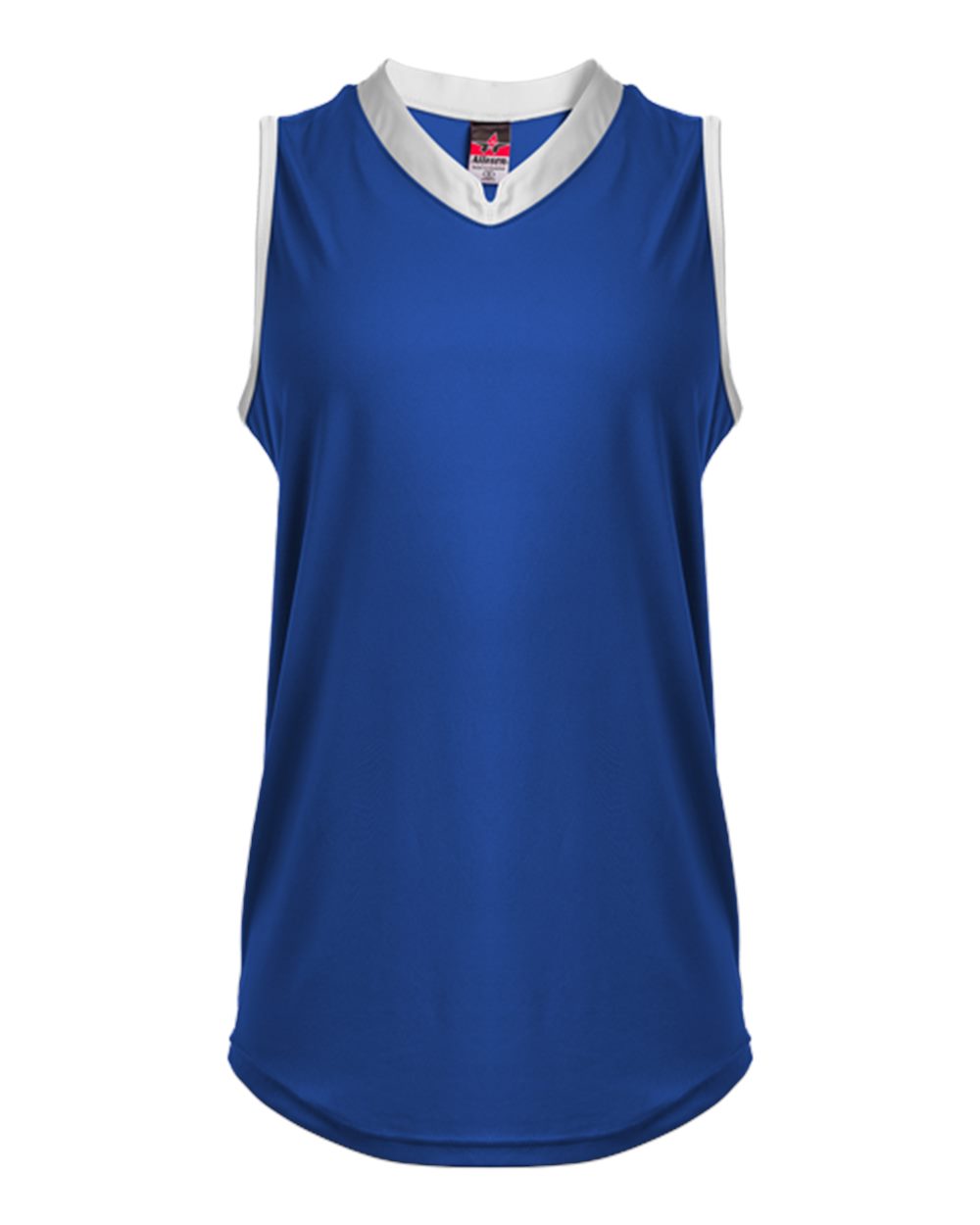 Alleson Athletic Women's Slide Fastpitch V-Neck Sleeveless Jersey. 522XVW - Royal/ White
