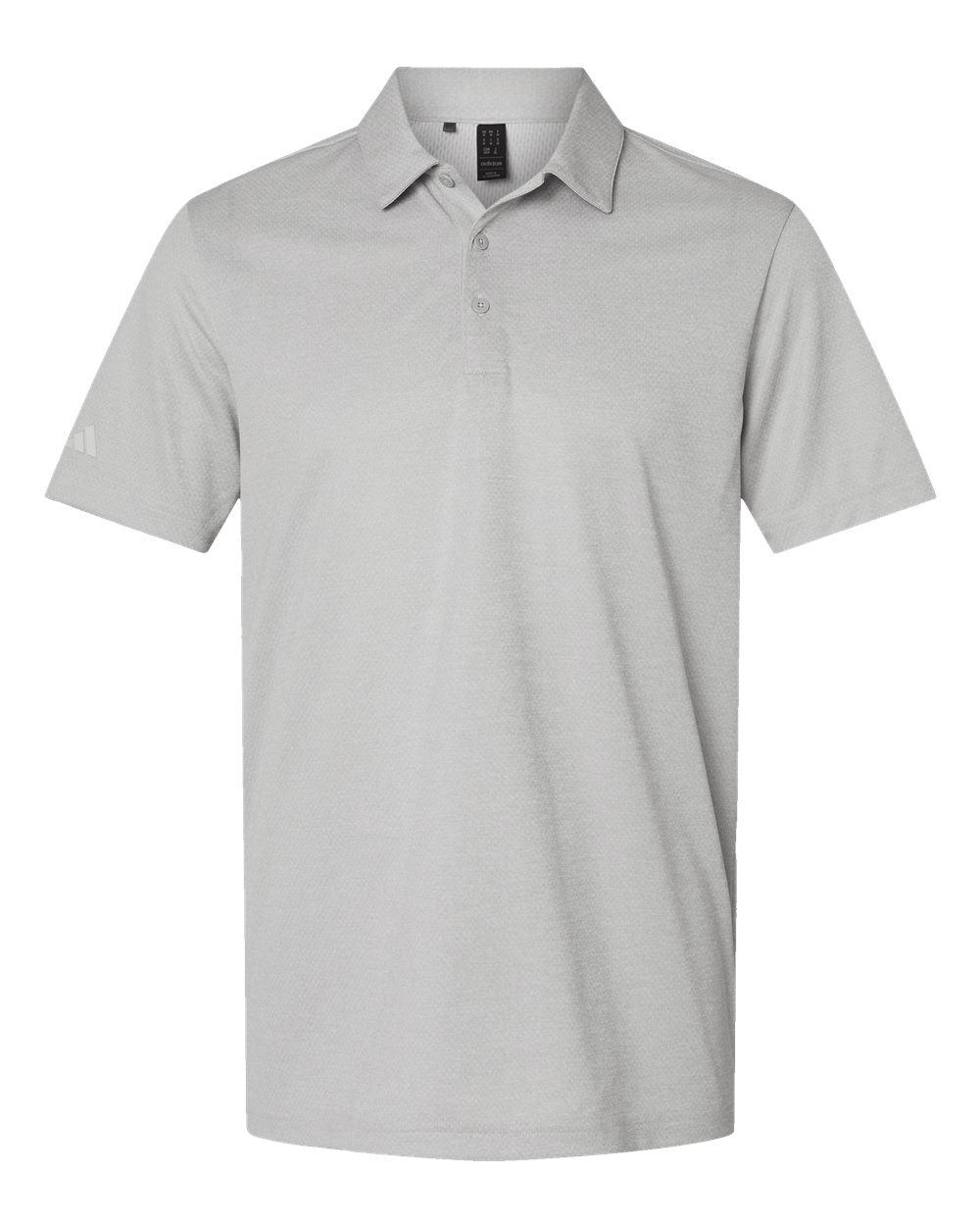 Adidas Men's Space Dyed Polo. A591 - Grey One Heather