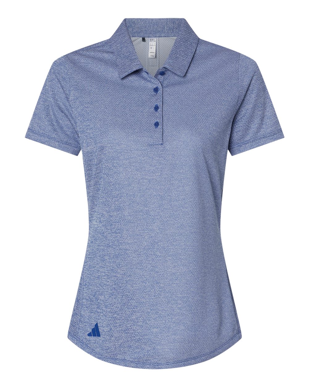 Adidas Women's Space Dyed Polo. A592 - Collegiate Royal Melange