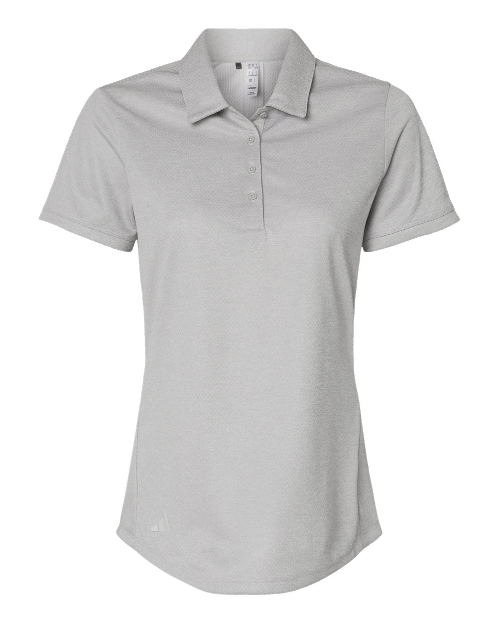 Adidas Women's Space Dyed Polo. A592 - Grey One Heather